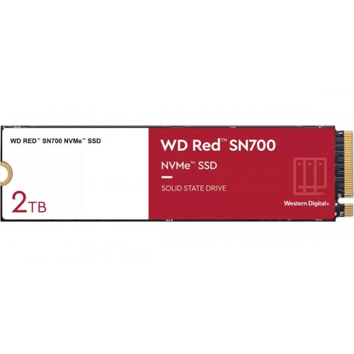 Купить SSD-диск Western Digital Red SN700 2TB M.2 (2280 PCI-E) NVMe x4 (WDS200T1R0C) с проверкой совместимости: обзор, характеристики, цена в Киеве, Днепре, Одессе, Харькове, Украине | интернет-магазин TELEMART.UA фото