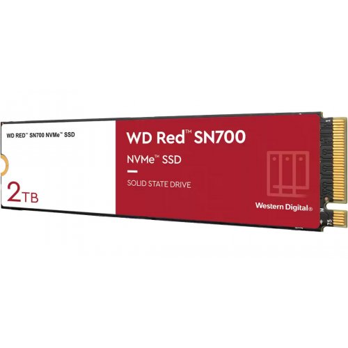 Купить SSD-диск Western Digital Red SN700 2TB M.2 (2280 PCI-E) NVMe x4 (WDS200T1R0C) с проверкой совместимости: обзор, характеристики, цена в Киеве, Днепре, Одессе, Харькове, Украине | интернет-магазин TELEMART.UA фото