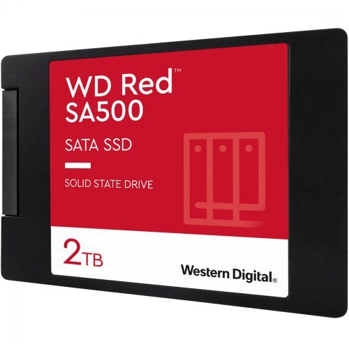 SSD-диск Western Digital Red SA500 NAS 2TB 2.5" (WDS200T2R0A) купити з перевіркою сумісності: огляд, характеристики, ціна у Києві, Львові, Вінниці, Хмельницькому, Івано-Франківську, Україні | інтернет-магазин TELEMART.UA фото