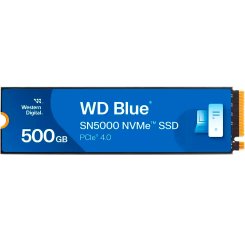 SSD-диск Western Digital Blue SN5000 3D NAND TLC 500GB (2280 PCI-E) NVMe x4 (WDS500G4B0E)