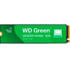 SSD-диск Western Digital Green SN3000 3D NAND QLC 500GB (2280 PCI-E) NVMe x4 (WDS500G4G0E)