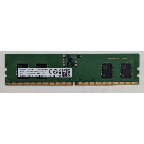 Купить Озу Samsung DDR5 8GB 5600Mhz (M323R1GB4DB0-CWM) OEM (Восстановлено продавцом, 762668) с проверкой совместимости: обзор, характеристики, цена в Киеве, Днепре, Одессе, Харькове, Украине | интернет-магазин TELEMART.UA фото