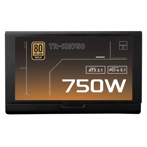Купить Блок питания Thermalright KG-750 750W (TR-KG750) Black с проверкой совместимости: обзор, характеристики, цена в Киеве, Днепре, Одессе, Харькове, Украине | интернет-магазин TELEMART.UA фото