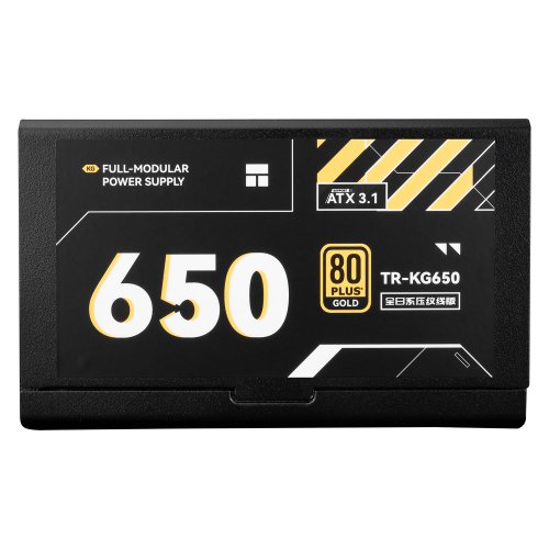 Блок питания Thermalright KG-650 Sleeved Cable 650W (TR-KG650 Sleeved Cable) Black купить в Украине: Киев, Днепр, Харьков, Одесса  | Проверка совместимости, низкая цена, отзывы, характеристики от TELEMART фото