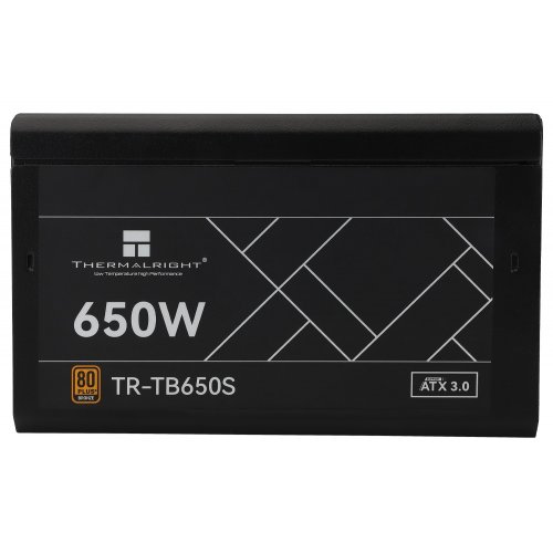 Купить Блок питания Thermalright TB-650S 650W (TR-TB650S) Black с проверкой совместимости: обзор, характеристики, цена в Киеве, Днепре, Одессе, Харькове, Украине | интернет-магазин TELEMART.UA фото