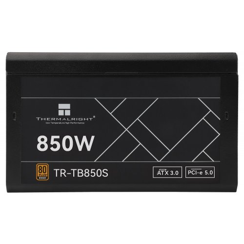Купить Блок питания Thermalright TB-850S 850W (TR-TB850S) Black с проверкой совместимости: обзор, характеристики, цена в Киеве, Днепре, Одессе, Харькове, Украине | интернет-магазин TELEMART.UA фото