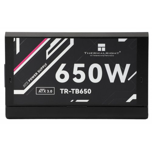 Купить Блок питания Thermalright TB-650 650W (TR-TB650) Black с проверкой совместимости: обзор, характеристики, цена в Киеве, Днепре, Одессе, Харькове, Украине | интернет-магазин TELEMART.UA фото