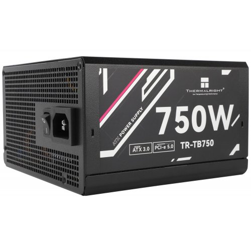 Блок живлення Thermalright TB-750 750W (TR-TB750) Black купити з перевіркою сумісності: огляд, характеристики, ціна у Києві, Львові, Вінниці, Хмельницькому, Івано-Франківську, Україні | інтернет-магазин TELEMART.UA фото