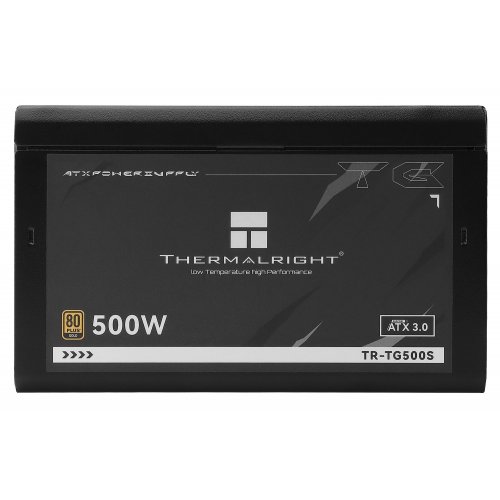Купить Блок питания Thermalright TG-500S 500W (TR-TG500S) Black с проверкой совместимости: обзор, характеристики, цена в Киеве, Днепре, Одессе, Харькове, Украине | интернет-магазин TELEMART.UA фото