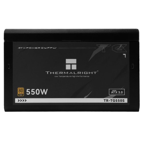 Купить Блок питания Thermalright TG-550S 550W (TR-TG550S) Black с проверкой совместимости: обзор, характеристики, цена в Киеве, Днепре, Одессе, Харькове, Украине | интернет-магазин TELEMART.UA фото