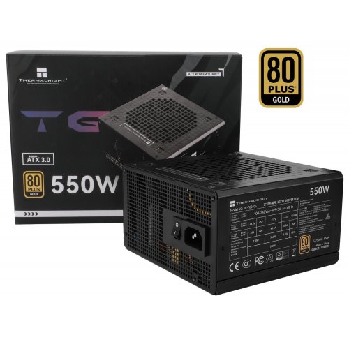 Купить Блок питания Thermalright TG-550S 550W (TR-TG550S) Black с проверкой совместимости: обзор, характеристики, цена в Киеве, Днепре, Одессе, Харькове, Украине | интернет-магазин TELEMART.UA фото