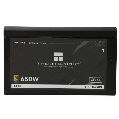 Купить Блок питания Thermalright TG-650S 650W (TR-TG650S) Black с проверкой совместимости: обзор, характеристики, цена в Киеве, Днепре, Одессе, Харькове, Украине | интернет-магазин TELEMART.UA фото