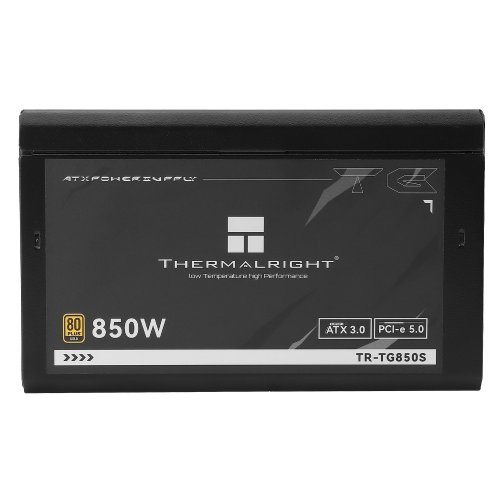 Блок живлення Thermalright TG-850S 850W (TR-TG850S) Black купити з перевіркою сумісності: огляд, характеристики, ціна у Києві, Львові, Вінниці, Хмельницькому, Івано-Франківську, Україні | інтернет-магазин TELEMART.UA фото