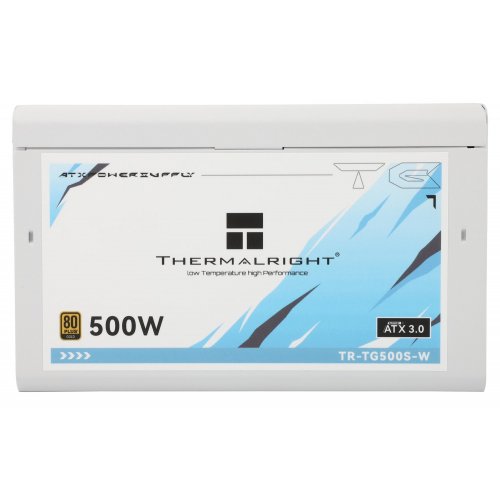 Блок живлення Thermalright TG-500S 500W (TR-TG500S-W) White купити з перевіркою сумісності: огляд, характеристики, ціна у Києві, Львові, Вінниці, Хмельницькому, Івано-Франківську, Україні | інтернет-магазин TELEMART.UA фото