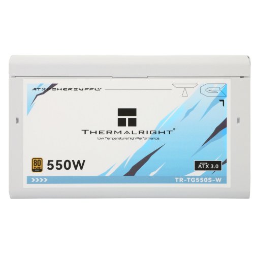 Блок живлення Thermalright TG-550S 550W (TR-TG550S-W) White купити з перевіркою сумісності: огляд, характеристики, ціна у Києві, Львові, Вінниці, Хмельницькому, Івано-Франківську, Україні | інтернет-магазин TELEMART.UA фото