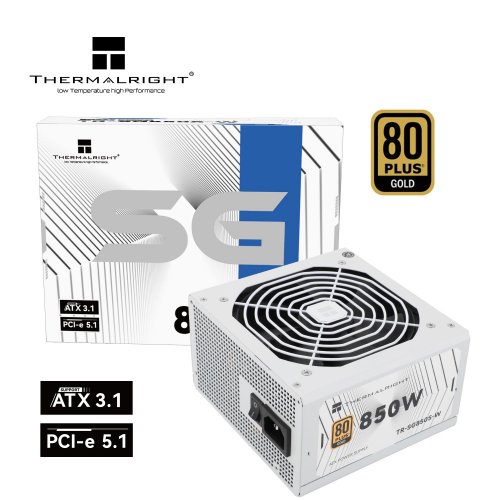 Блок живлення Thermalright SG-850S 850W (TR-SG850S-W) White купити з перевіркою сумісності: огляд, характеристики, ціна у Києві, Львові, Вінниці, Хмельницькому, Івано-Франківську, Україні | інтернет-магазин TELEMART.UA фото