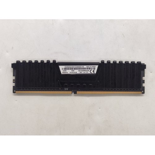 Озп Corsair DDR4 8GB 3000Mhz Vengeance LPX (CMK8GX4M1D3000C16) Black (Відновлено продавцем, 762705) купити з перевіркою сумісності: огляд, характеристики, ціна у Києві, Львові, Вінниці, Хмельницькому, Івано-Франківську, Україні | інтернет-магазин TELEMART.UA фото