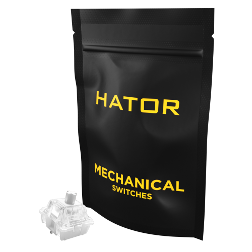 Купити Комплект механічних перемикачів HATOR Mechanical Hotswap HATOR Aurum Silent Milky Way 10pcs (HTS-187) - ціна в Києві, Львові, Вінниці, Хмельницькому, Франківську, Україні | інтернет-магазин TELEMART.UA фото