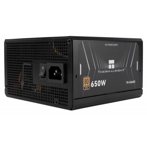 Купить Блок питания Thermalright SG-650 650W (TR-SG650) Black с проверкой совместимости: обзор, характеристики, цена в Киеве, Днепре, Одессе, Харькове, Украине | интернет-магазин TELEMART.UA фото