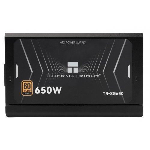 Купить Блок питания Thermalright SG-650 650W (TR-SG650) Black с проверкой совместимости: обзор, характеристики, цена в Киеве, Днепре, Одессе, Харькове, Украине | интернет-магазин TELEMART.UA фото