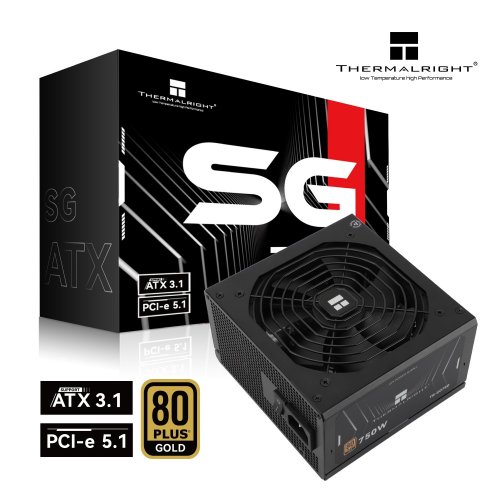 Купить Блок питания Thermalright SG-750 750W (TR-SG750) Black с проверкой совместимости: обзор, характеристики, цена в Киеве, Днепре, Одессе, Харькове, Украине | интернет-магазин TELEMART.UA фото