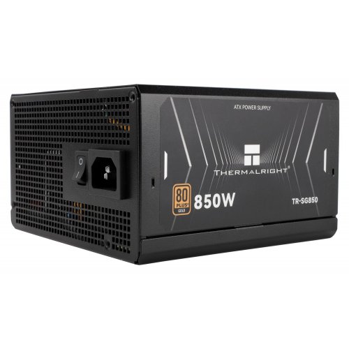 Купить Блок питания Thermalright SG-850 850W (TR-SG850) Black с проверкой совместимости: обзор, характеристики, цена в Киеве, Днепре, Одессе, Харькове, Украине | интернет-магазин TELEMART.UA фото