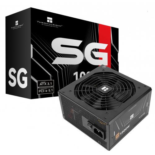 Блок живлення Thermalright SG-1000 1000W (TR-SG1000) Black купити в Україні: Київ, Львів, Хмельницький, Тернопіль, Івано-Франківськ | Перевірка сумісності, низька ціна, відгуки, характеристики від TELEMART фото
