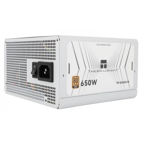 Блок живлення Thermalright SG-650 650W (TR-SG650-W) White купити з перевіркою сумісності: огляд, характеристики, ціна у Києві, Львові, Вінниці, Хмельницькому, Івано-Франківську, Україні | інтернет-магазин TELEMART.UA фото