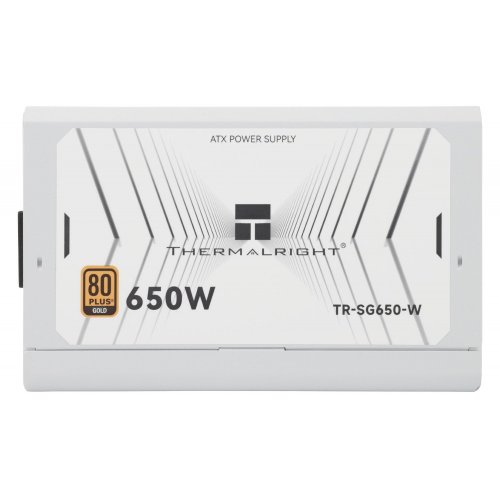 Блок живлення Thermalright SG-650 650W (TR-SG650-W) White купити з перевіркою сумісності: огляд, характеристики, ціна у Києві, Львові, Вінниці, Хмельницькому, Івано-Франківську, Україні | інтернет-магазин TELEMART.UA фото
