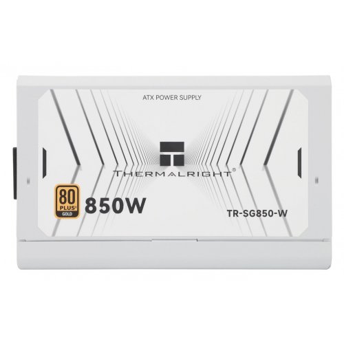 Купить Блок питания Thermalright SG-850 850W (TR-SG850-W) White с проверкой совместимости: обзор, характеристики, цена в Киеве, Днепре, Одессе, Харькове, Украине | интернет-магазин TELEMART.UA фото