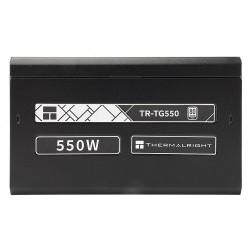 Блок живлення Thermalright TG-550 550W (TR-TG 550) Black купити з перевіркою сумісності: огляд, характеристики, ціна у Києві, Львові, Вінниці, Хмельницькому, Івано-Франківську, Україні | інтернет-магазин TELEMART.UA фото