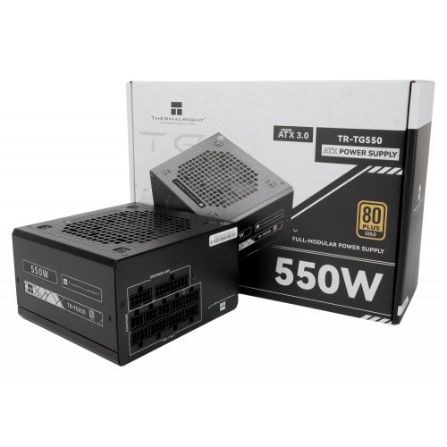 Блок живлення Thermalright TG-550 550W (TR-TG 550) Black купити з перевіркою сумісності: огляд, характеристики, ціна у Києві, Львові, Вінниці, Хмельницькому, Івано-Франківську, Україні | інтернет-магазин TELEMART.UA фото