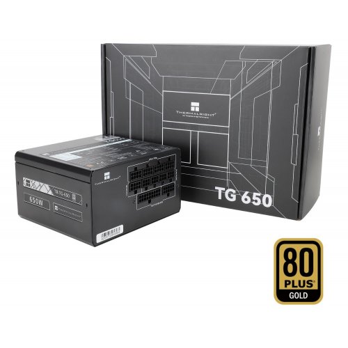 Блок живлення Thermalright TG-650 650W (TR-TG 650) Black купити з перевіркою сумісності: огляд, характеристики, ціна у Києві, Львові, Вінниці, Хмельницькому, Івано-Франківську, Україні | інтернет-магазин TELEMART.UA фото