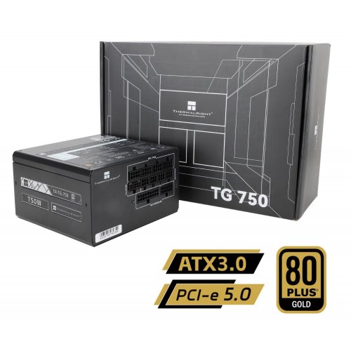 Купить Блок питания Thermalright TG-750 750W (TR-TG 750) Black с проверкой совместимости: обзор, характеристики, цена в Киеве, Днепре, Одессе, Харькове, Украине | интернет-магазин TELEMART.UA фото