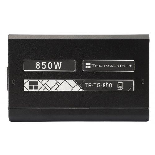 Блок живлення Thermalright TG-850 850W (TR-TG 850) Black купити з перевіркою сумісності: огляд, характеристики, ціна у Києві, Львові, Вінниці, Хмельницькому, Івано-Франківську, Україні | інтернет-магазин TELEMART.UA фото