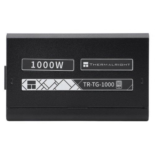 Блок живлення Thermalright TG-1000 1000W (TR-TG 1000) Black купити з перевіркою сумісності: огляд, характеристики, ціна у Києві, Львові, Вінниці, Хмельницькому, Івано-Франківську, Україні | інтернет-магазин TELEMART.UA фото