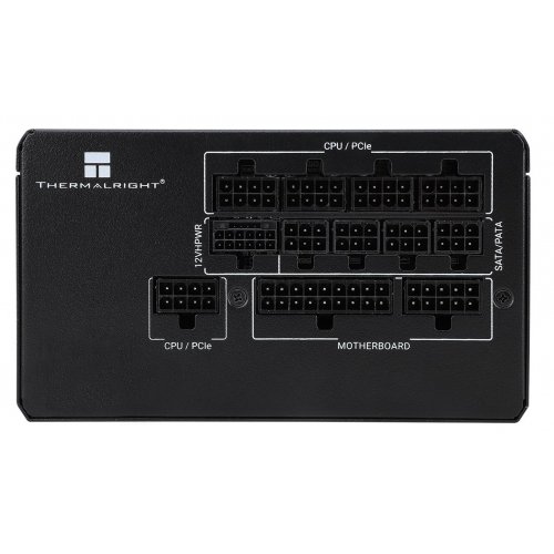 Блок живлення Thermalright TG-1000 1000W (TR-TG 1000) Black купити з перевіркою сумісності: огляд, характеристики, ціна у Києві, Львові, Вінниці, Хмельницькому, Івано-Франківську, Україні | інтернет-магазин TELEMART.UA фото
