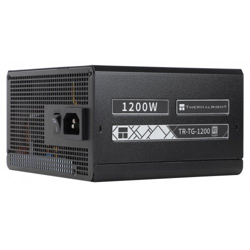 Купить Блок питания Thermalright TG-1200 1200W (TR-TG 1200) Black с проверкой совместимости: обзор, характеристики, цена в Киеве, Днепре, Одессе, Харькове, Украине | интернет-магазин TELEMART.UA фото