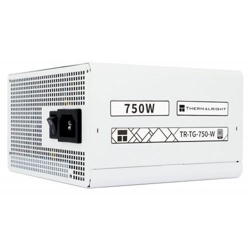 Купить Блок питания Thermalright TG-750 750W (TR-TG 750-W) White с проверкой совместимости: обзор, характеристики, цена в Киеве, Днепре, Одессе, Харькове, Украине | интернет-магазин TELEMART.UA фото