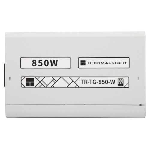 Купить Блок питания Thermalright TG-850 850W (TR-TG 850-W) White с проверкой совместимости: обзор, характеристики, цена в Киеве, Днепре, Одессе, Харькове, Украине | интернет-магазин TELEMART.UA фото