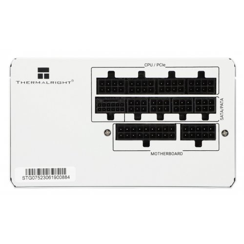 Купить Блок питания Thermalright TG-850 850W (TR-TG 850-W) White с проверкой совместимости: обзор, характеристики, цена в Киеве, Днепре, Одессе, Харькове, Украине | интернет-магазин TELEMART.UA фото