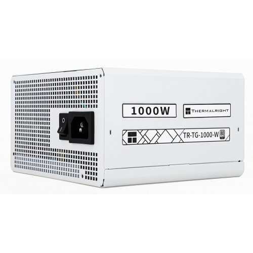 Блок живлення Thermalright TG-1000 1000W (TR-TG 1000-W) White купити з перевіркою сумісності: огляд, характеристики, ціна у Києві, Львові, Вінниці, Хмельницькому, Івано-Франківську, Україні | інтернет-магазин TELEMART.UA фото