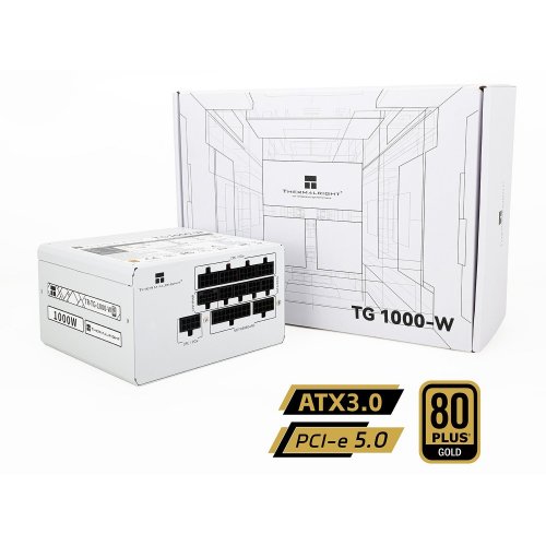 Блок живлення Thermalright TG-1000 1000W (TR-TG 1000-W) White купити з перевіркою сумісності: огляд, характеристики, ціна у Києві, Львові, Вінниці, Хмельницькому, Івано-Франківську, Україні | інтернет-магазин TELEMART.UA фото