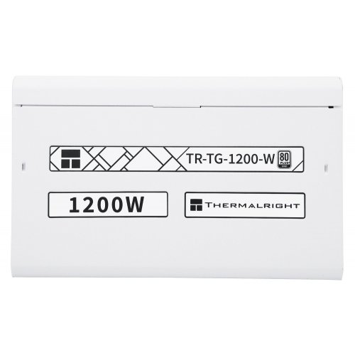 Блок живлення Thermalright TG-1200 1200W (TR-TG 1200-W) White купити з перевіркою сумісності: огляд, характеристики, ціна у Києві, Львові, Вінниці, Хмельницькому, Івано-Франківську, Україні | інтернет-магазин TELEMART.UA фото