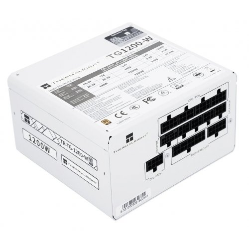 Блок живлення Thermalright TG-1200 1200W (TR-TG 1200-W) White купити з перевіркою сумісності: огляд, характеристики, ціна у Києві, Львові, Вінниці, Хмельницькому, Івано-Франківську, Україні | інтернет-магазин TELEMART.UA фото