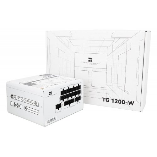 Блок живлення Thermalright TG-1200 1200W (TR-TG 1200-W) White купити з перевіркою сумісності: огляд, характеристики, ціна у Києві, Львові, Вінниці, Хмельницькому, Івано-Франківську, Україні | інтернет-магазин TELEMART.UA фото