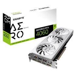 Видеокарта Gigabyte GeForce RTX 4060 AERO OC 8192MB (GV-N4060AERO OC-8GD) (Восстановлено продавцом, 762754)