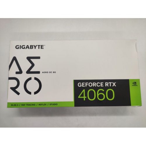 Купить Видеокарта Gigabyte GeForce RTX 4060 AERO OC 8192MB (GV-N4060AERO OC-8GD) (Восстановлено продавцом, 762755) с проверкой совместимости: обзор, характеристики, цена в Киеве, Днепре, Одессе, Харькове, Украине | интернет-магазин TELEMART.UA фото