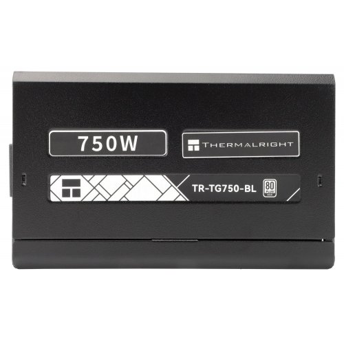 Блок живлення Thermalright TG-750-BL Sleeved Cable 750W (TR-TG 750-BL Sleeved Cable) Black купити з перевіркою сумісності: огляд, характеристики, ціна у Києві, Львові, Вінниці, Хмельницькому, Івано-Франківську, Україні | інтернет-магазин TELEMART.UA фото
