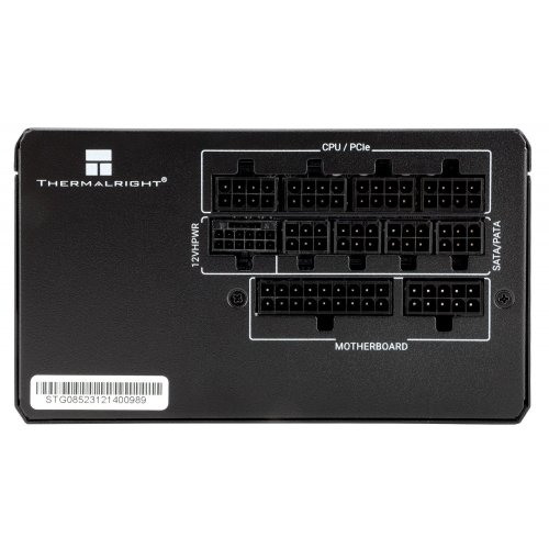 Блок живлення Thermalright TG-750-BL Sleeved Cable 750W (TR-TG 750-BL Sleeved Cable) Black купити з перевіркою сумісності: огляд, характеристики, ціна у Києві, Львові, Вінниці, Хмельницькому, Івано-Франківську, Україні | інтернет-магазин TELEMART.UA фото